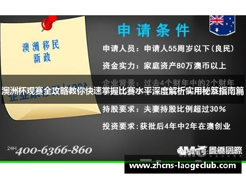 澳洲杯观赛全攻略教你快速掌握比赛水平深度解析实用秘笈指南篇